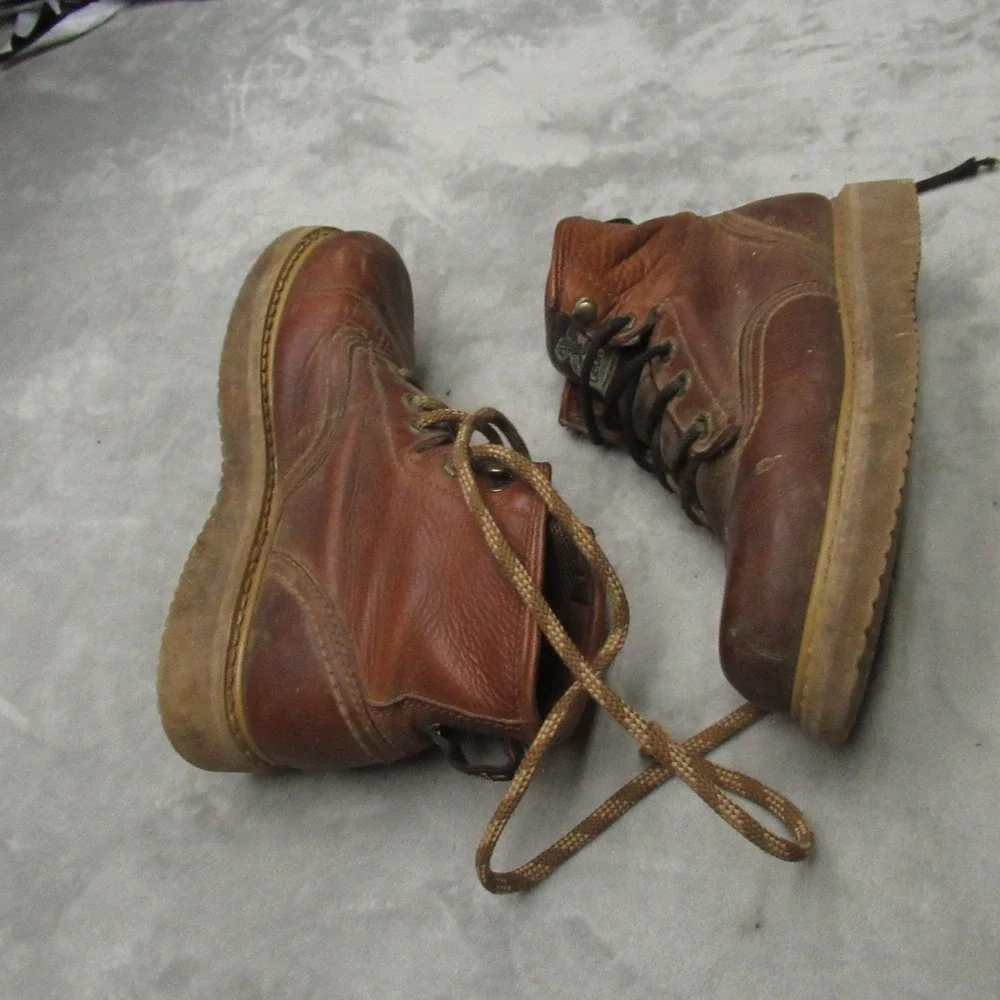 Georgia Mens 7.5M Work Boots Brown 6